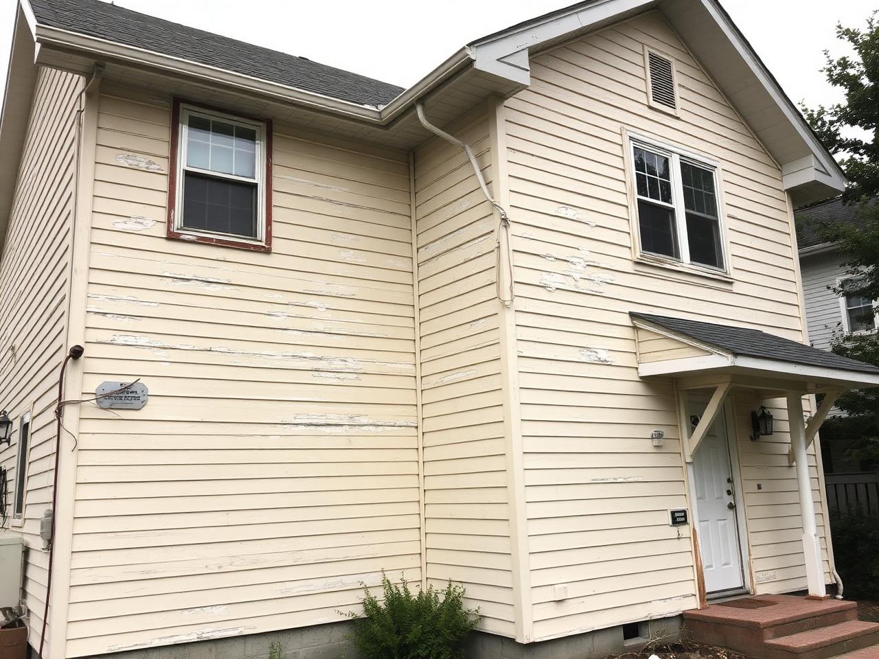 Before: Full Exterior Repaint in Oregon, IL