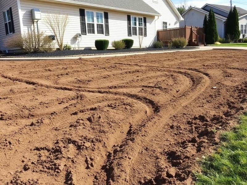 Before: Bare Yard to New Lawn — Franklin Park, IL